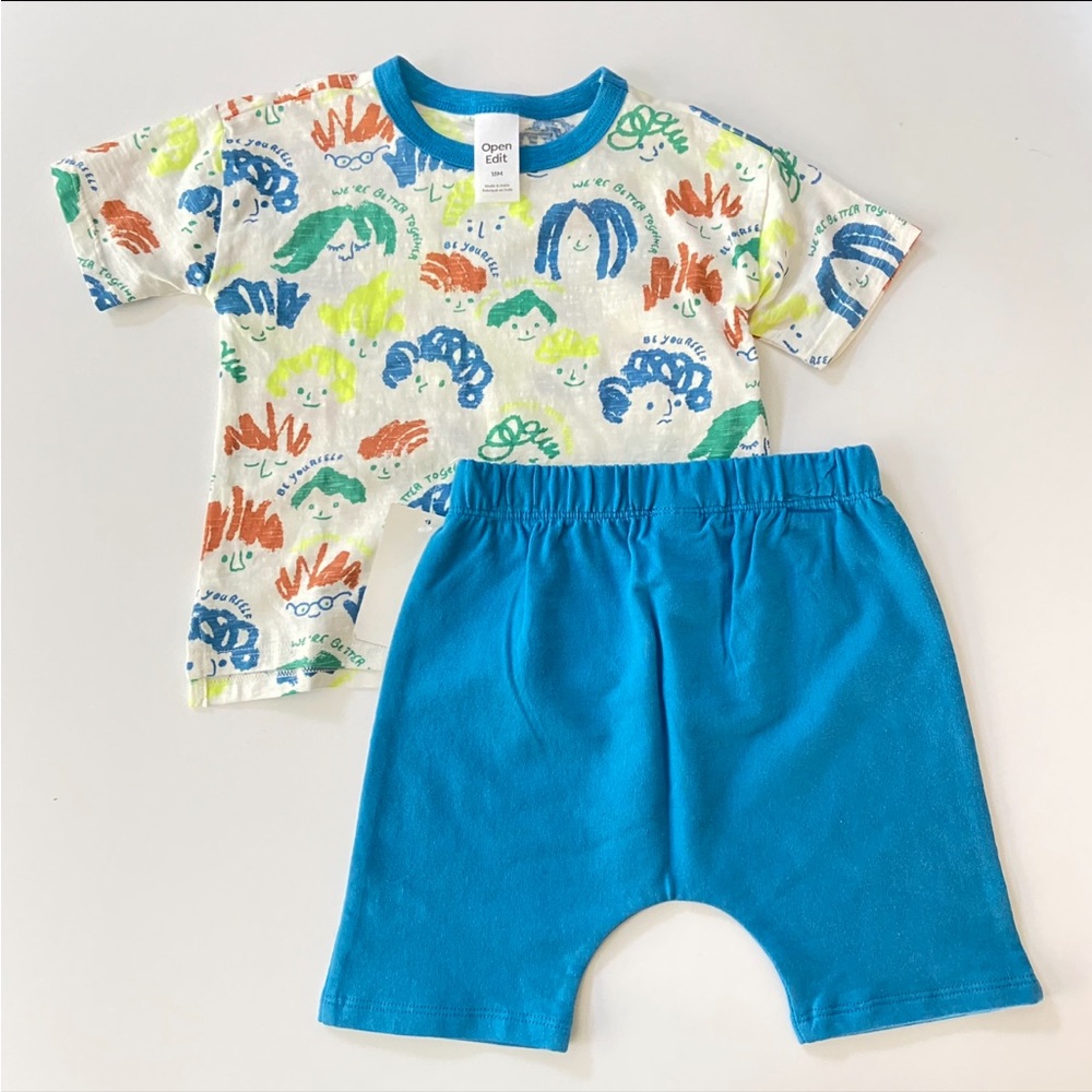 - Open Edit organic shorts outfit